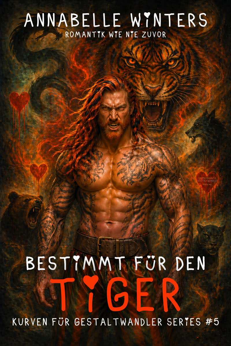 Bestimmt für den Tiger: Ein paranormaler Gestaltwandler-Liebesroman